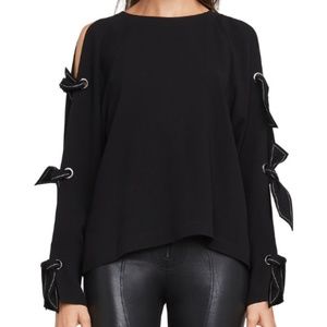 BCBGMAXAZRIA Haydin Cold-Sholder Top